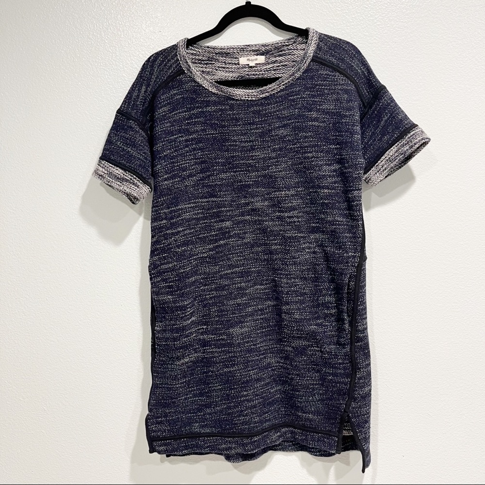 Madewell Long Knit Sweater Blouse with Pockets Size S